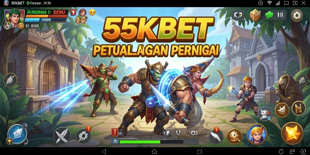 Gameplay petualangan seru dalam 55KBET yang menegangkan.