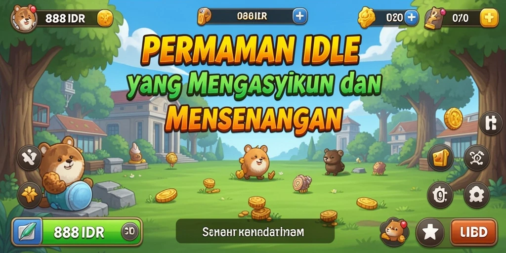 Tampilan gameplay Idle yang menawan dan menghibur di 888IDR.
