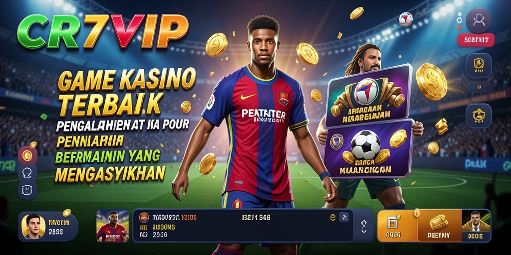 Screenshot utama CR7VIP menampilkan gameplay Kasino yang mendebarkan.