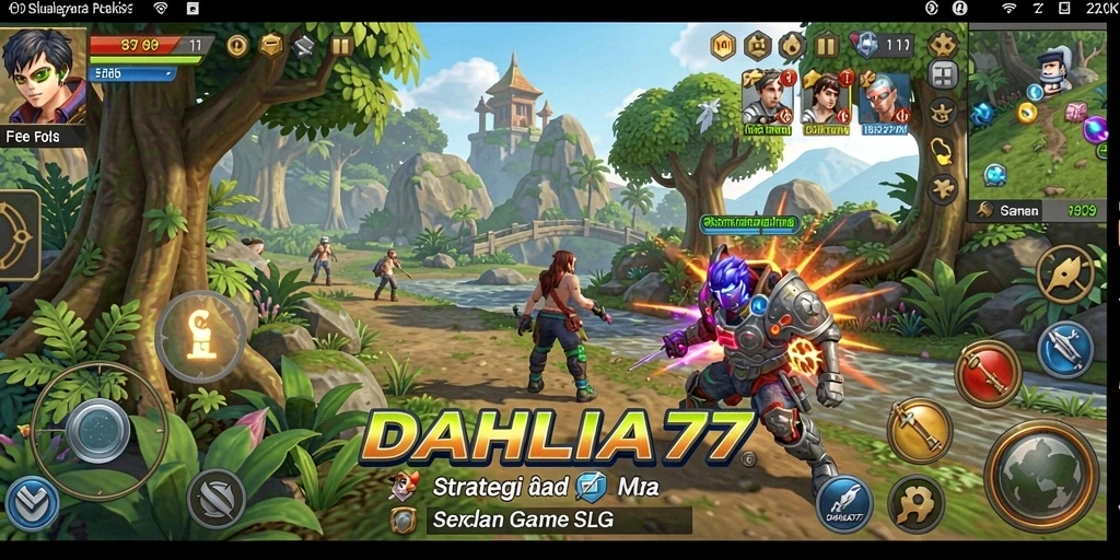 Screenshot gameplay DAHLIA77 menunjukkan aksi strategis yang mendebarkan.