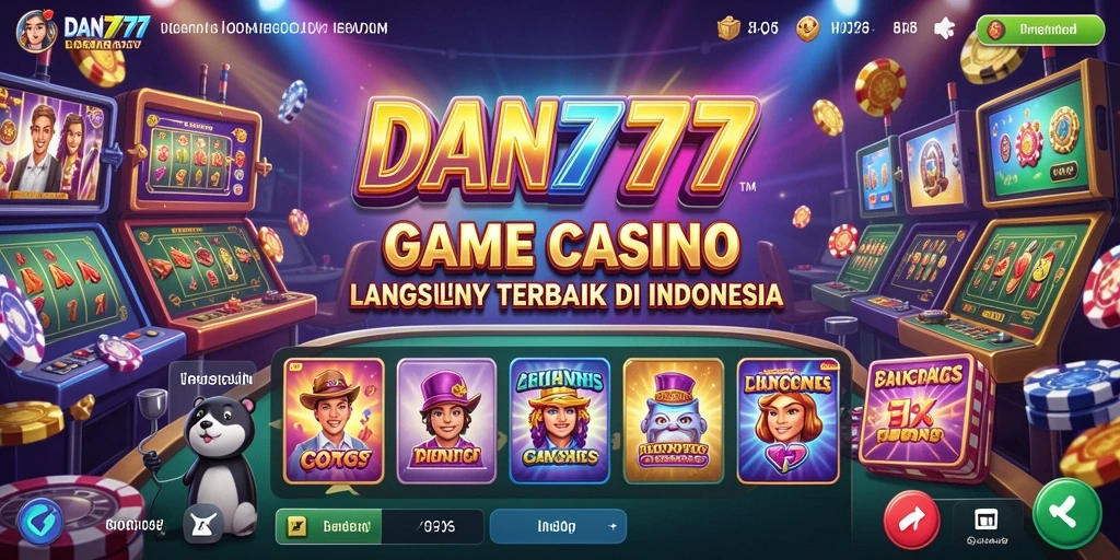 Screenshot gameplay Live Casino dengan dealer langsung yang interaktif.