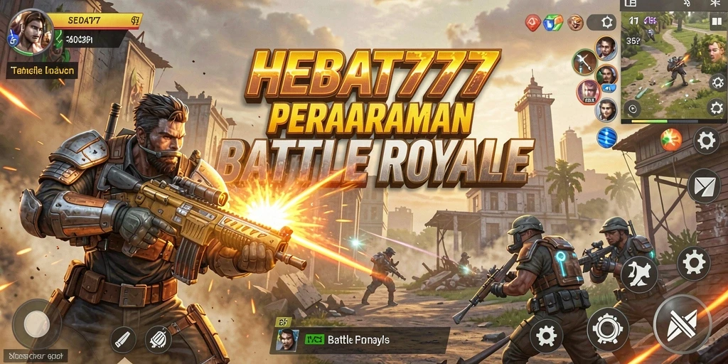 Screenshot gameplay HEBAT777 dengan suasana pertempuran yang intens.