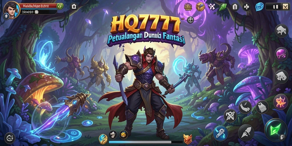 Screenshot menampilkan momen mendebarkan dalam petualangan HQ777.