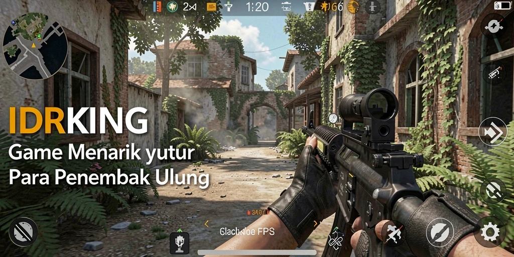 Screenshot gameplay IDRKING menunjukkan aksi intens dan grafis memukau.