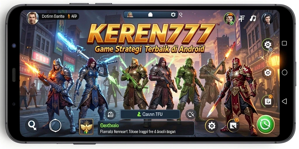 Tampilan gameplay menarik dari KEREN777 saat berstrategi.