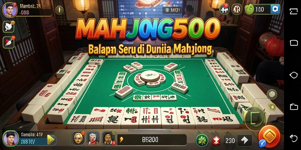Tampilan gameplay Racing yang mendebarkan di MAHJONG500.