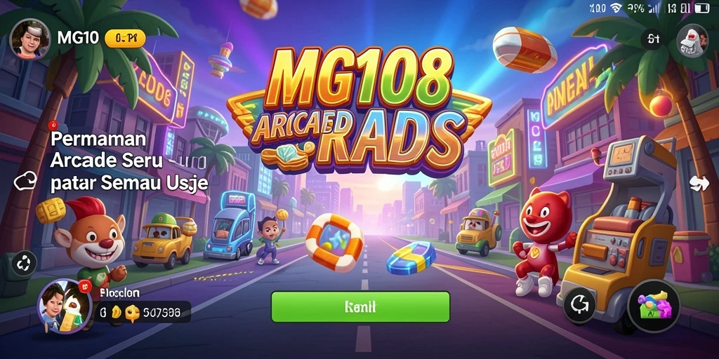Tampilkan gameplay seru MG108 dengan tantangan arcade yang mengasyikkan.
