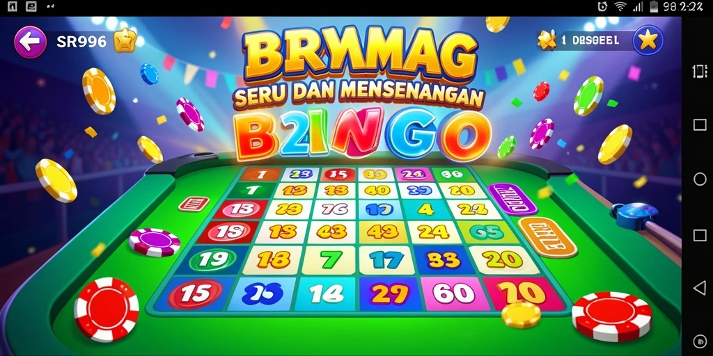 Tampilan gameplay Bingo yang seru dan interaktif.