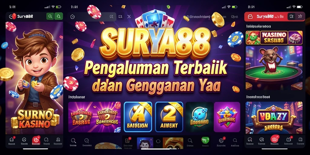 Tampilan gameplay SURYA88 yang memikat dalam permainan Kasino.